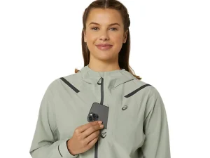 ASICS Kleding | Jassen en vesten>ACCELERATE WATERPROOF 2.0 JACKET Olive Grey
