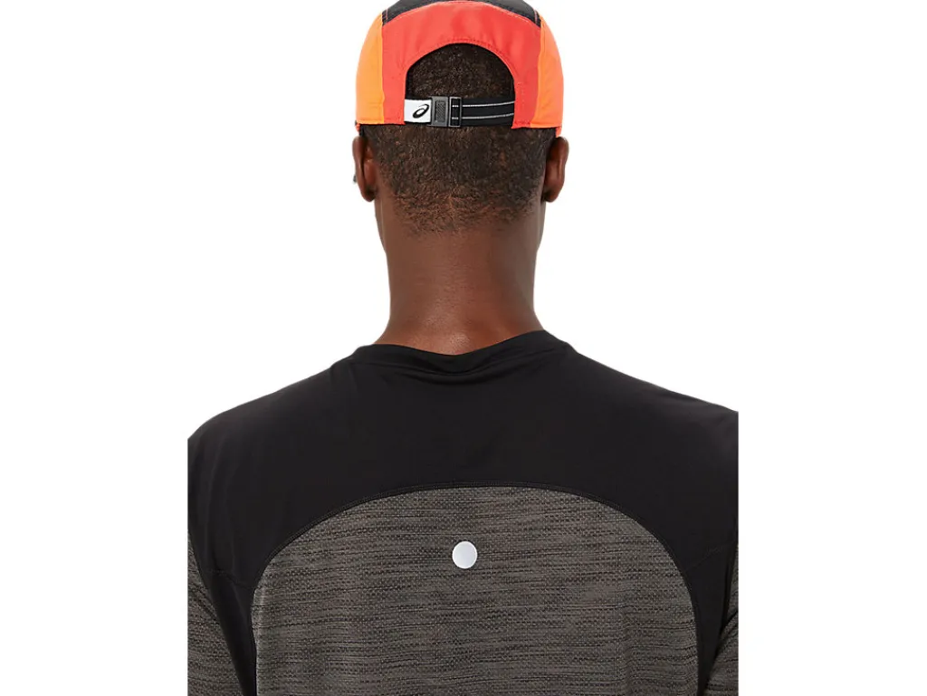 asics__panel_cap_5.webp ASICS Hardlopen | Hoofddeksels> 5 PANEL CAP Sunrise Red/True Red/Perf Black