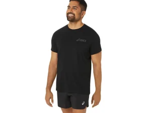 ASICS Shirts met korte mouwen | Bovenkleding> CHEST LOGO SS TEE Performance Black/Graphite Grey