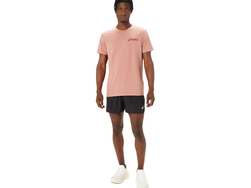 asics_chest_logo_ss_tee_5-2.webp ASICS Shirts met korte mouwen | Bovenkleding> CHEST LOGO SS TEE Umeboshi/Antique Red