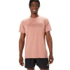 ASICS Shirts met korte mouwen | Bovenkleding> LOGO SS TEE Umeboshi/Antique Red