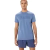 ASICS Shirts met korte mouwen | Bovenkleding> LOGO SS TEE Denim Blue/Thunder Blue