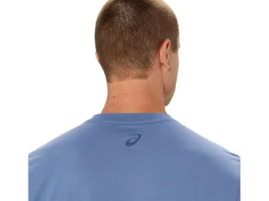 ASICS Shirts met korte mouwen | Bovenkleding> LOGO SS TEE Denim Blue/Thunder Blue