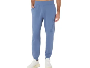 ASICS Broek | Broeken> LOGO SWEATPANT Denim Blue/Thunder Blue