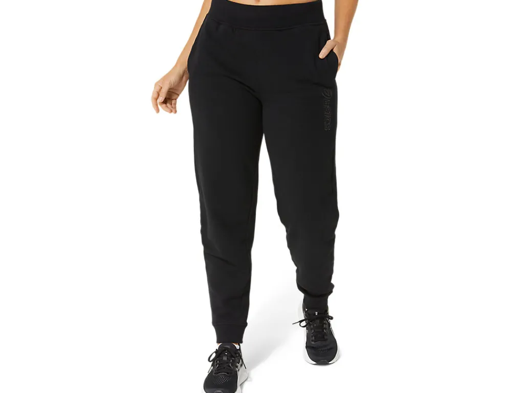 asics_logo_sweatpant_0-3.webp ASICS Broek | Broeken> LOGO SWEATPANT Performance Black