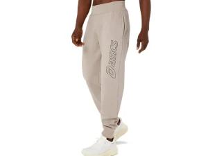 ASICS Broek | Broeken> LOGO SWEATPANT Moonrock/Graphite Grey