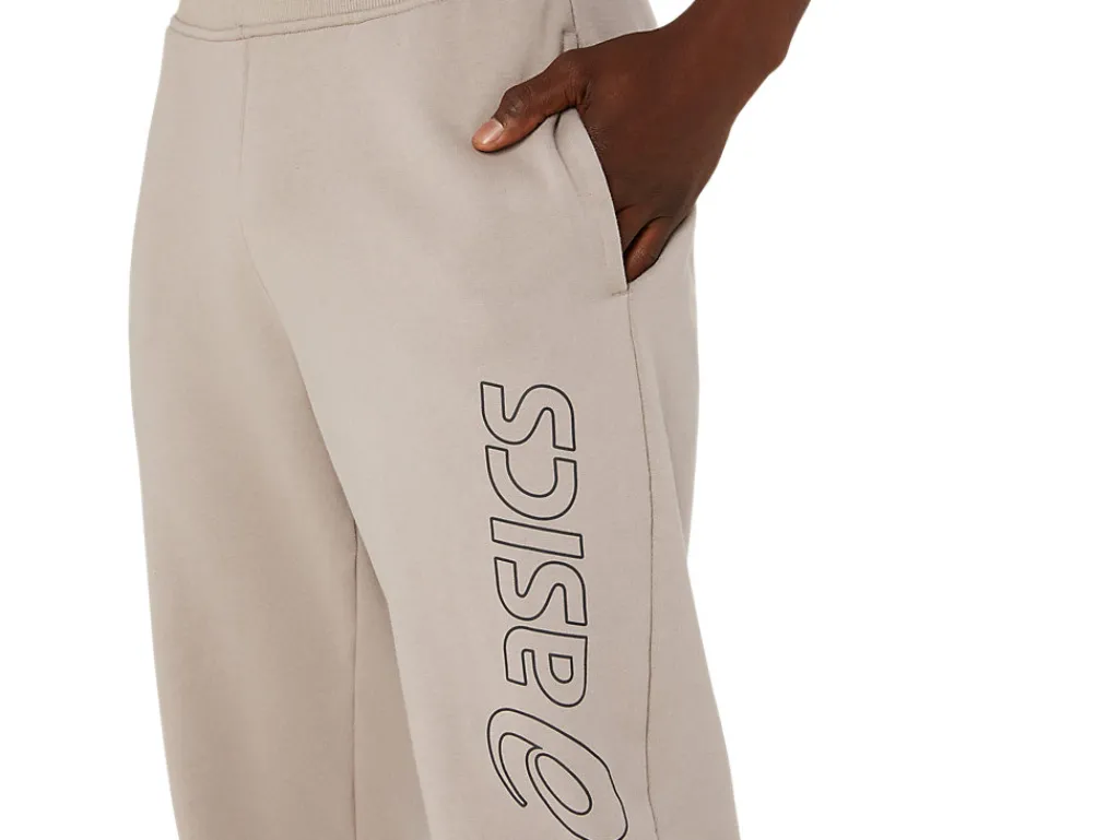 asics_logo_sweatpant_4-1.webp ASICS Broek | Broeken> LOGO SWEATPANT Moonrock/Graphite Grey