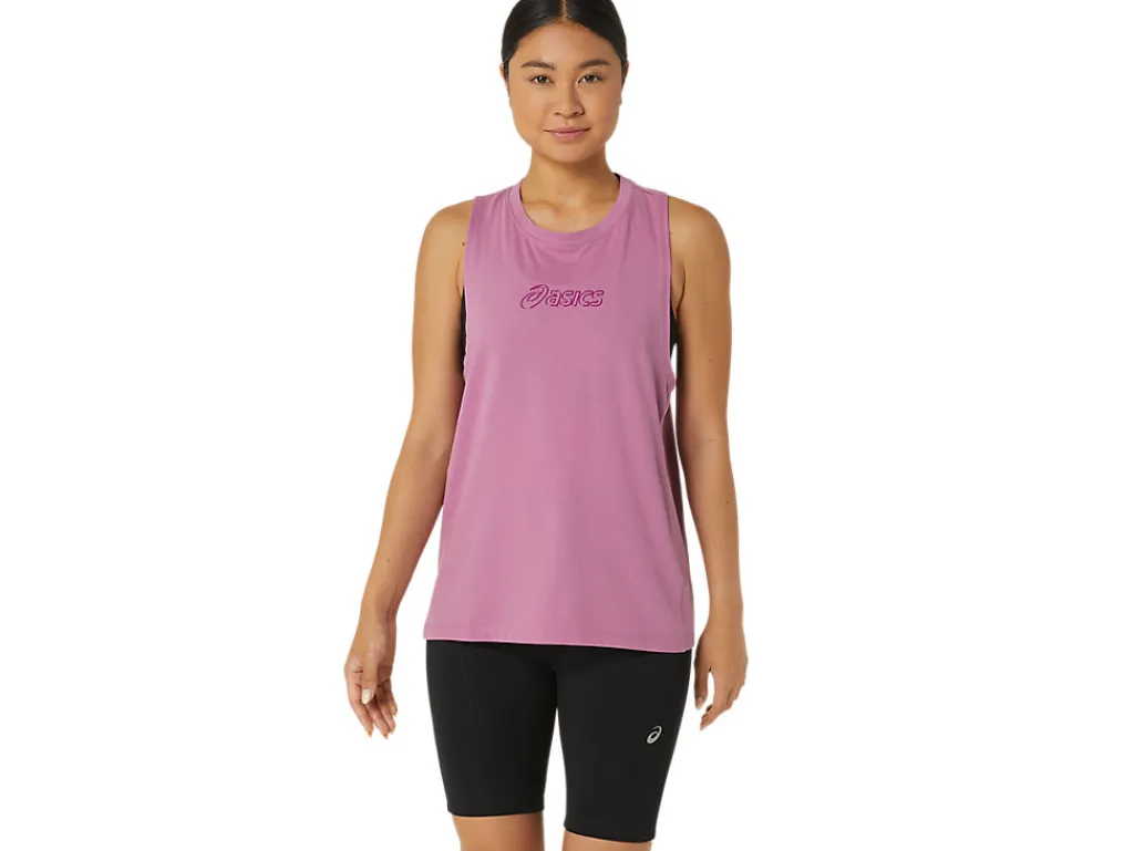 asics_logo_tank_0-1.webp ASICS Shirts met korte mouwen | Tanktops> LOGO TANK Soft Berry