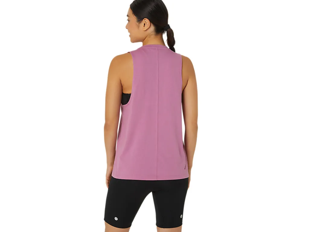 asics_logo_tank_1-1.webp ASICS Shirts met korte mouwen | Tanktops> LOGO TANK Soft Berry