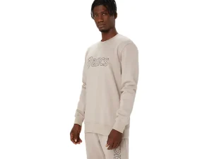 ASICS Hoodies en sweatshirts | Shirts met lange mouwen> SWEATSHIRT Moonrock/Graphite Grey