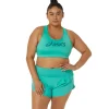 ASICS Kleding | Hardlopen>CORE LOGO BRA Aurora Green/Rich Teal