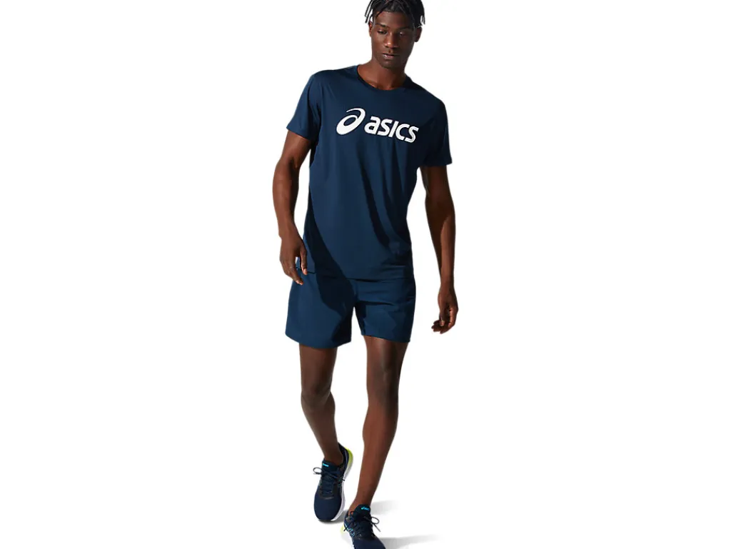 core_asics_top_0.webp ASICS Kleding | Hardlopen>CORE TOP French Blue/Brilliant White