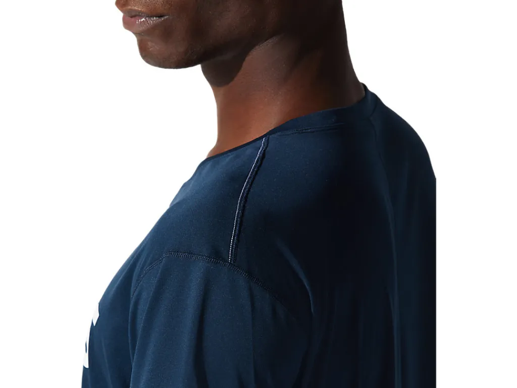 core_asics_top_4.webp ASICS Kleding | Hardlopen>CORE TOP French Blue/Brilliant White