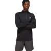 ASICS Kleding | Hardlopen>CORE LS 1/2 ZIP TOP Performance Black