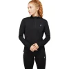 ASICS Kleding | Hardlopen>CORE LS 1/2 ZIP TOP Performance Black
