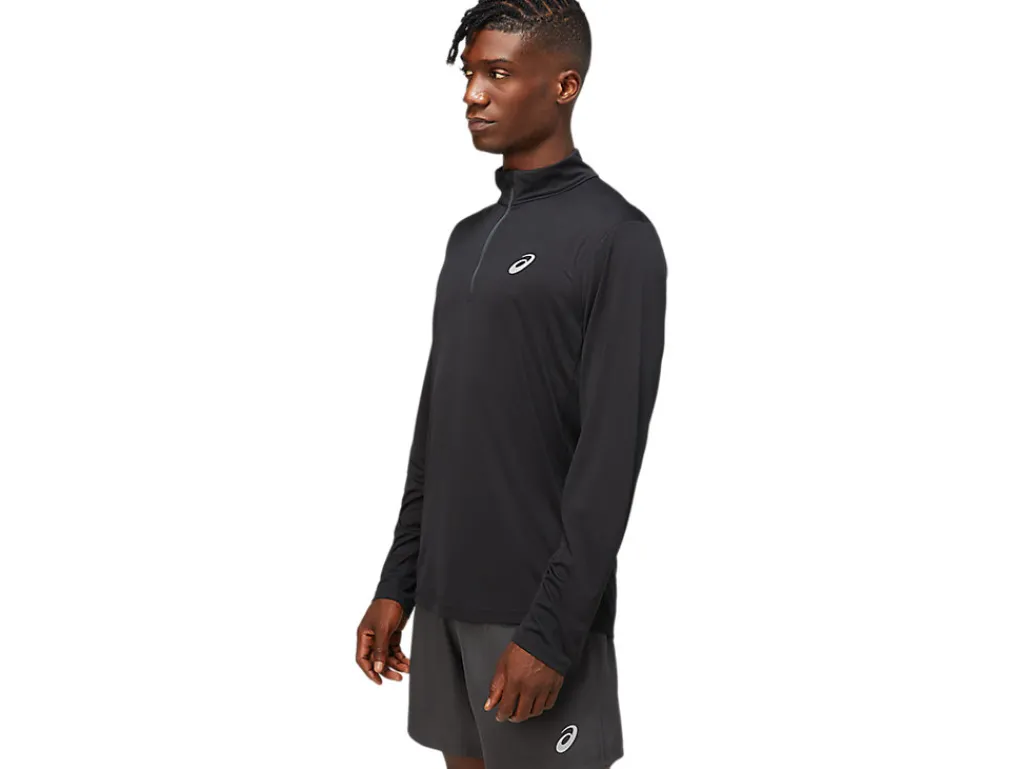 core_ls__zip_top_2-1.webp ASICS Kleding | Hardlopen>CORE LS 1/2 ZIP TOP Performance Black