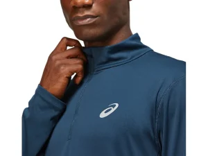 ASICS Kleding | Hardlopen>CORE LS 1/2 ZIP TOP French Blue