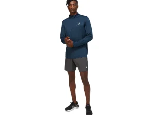 ASICS Kleding | Hardlopen>CORE LS 1/2 ZIP TOP French Blue