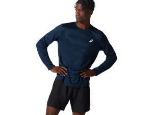 ASICS Kleding | Hardlopen>CORE LS TOP French Blue