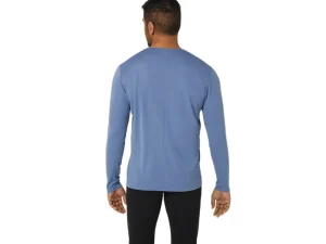 ASICS Kleding | Hardlopen>CORE LS TOP Denim Blue
