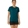 ASICS Kleding | Bovenkleding>CORE SS TOP Rich Teal