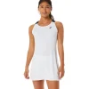 ASICS Kleding | Tennis>COURT DRESS Brilliant White/Midnight