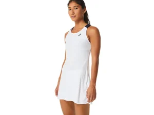ASICS Kleding | Tennis>COURT DRESS Brilliant White/Midnight