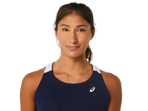 ASICS Kleding | Tennis>COURT DRESS Midnight/Brilliant White