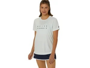 ASICS Kleding | Shirts met korte mouwen>COURT GRAPHIC TEE Pale Mint