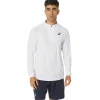 ASICS Kleding | Tennis>COURT LS ZIP TOP Brilliant White/Brilliant White