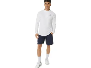 ASICS Kleding | Tennis>COURT LS ZIP TOP Brilliant White/Brilliant White