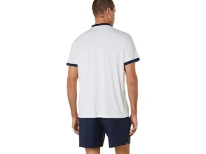 ASICS Kleding | Tennis>COURT POLO SHIRT Brilliant White/Midnight