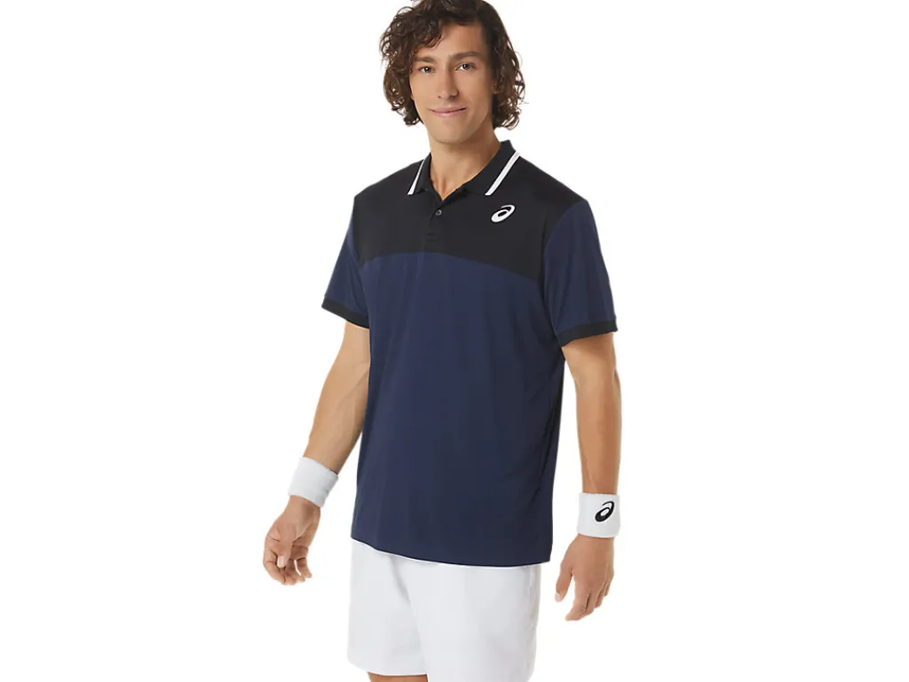 court_polo_shirt_2.webp ASICS Kleding | Tennis>COURT POLO SHIRT Midnight/Performance Black