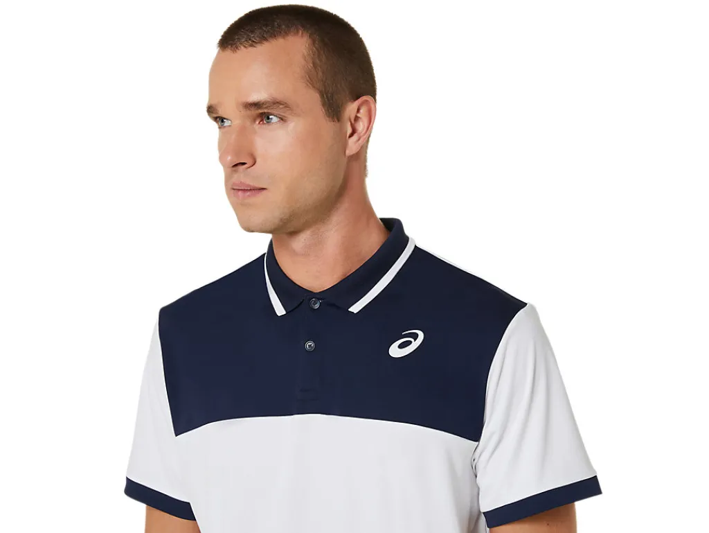 court_polo_shirt_3-2.webp ASICS Kleding | Tennis>COURT POLO SHIRT Brilliant White/Midnight