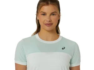 ASICS Kleding | Shirts met korte mouwen>COURT SS TOP Pale Mint/Pale Blue