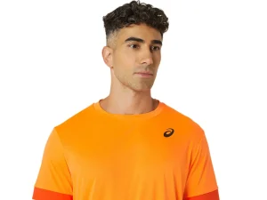 ASICS Kleding | Shirts met korte mouwen>COURT SS TOP Shocking Orange/Koi