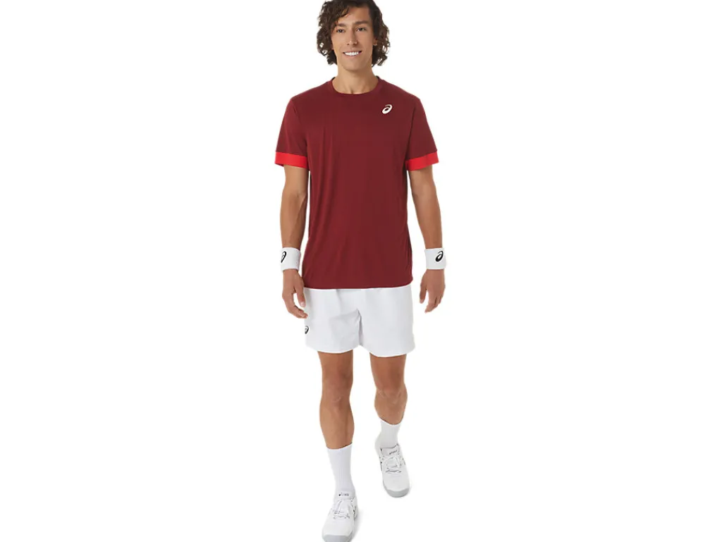 court_ss_top_4-8.webp ASICS Kleding | Tennis>COURT SS TOP Beet Juice/Classic Red