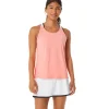 ASICS Kleding | Tennis>COURT TANK Guava/Brilliant White
