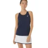 ASICS Kleding | Tennis>COURT TANK Midnight/Brilliant White