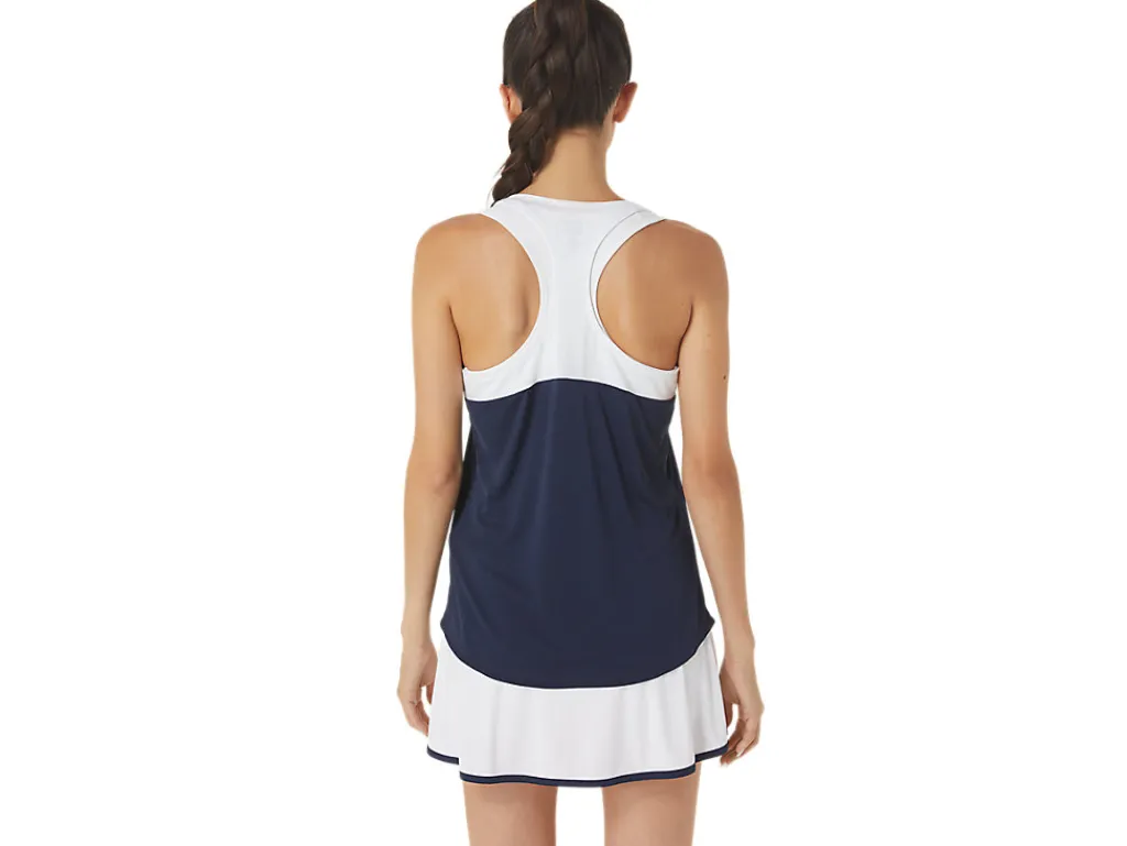 court_tank_1-4.webp ASICS Kleding | Tennis>COURT TANK Midnight/Brilliant White