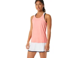 ASICS Kleding | Tennis>COURT TANK Guava/Brilliant White
