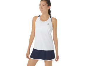ASICS Kleding | Tennis>COURT TANK Brilliant White/Midnight