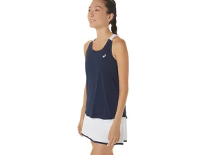 ASICS Kleding | Tennis>COURT TANK Midnight/Brilliant White