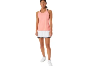 ASICS Kleding | Tennis>COURT TANK Guava/Brilliant White