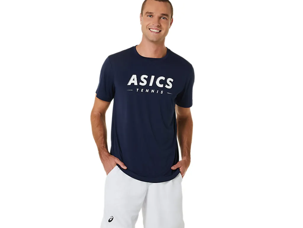court_tennis_graphic_tee_0-1.webp ASICS Kleding | Tennis>COURT TENNIS GRAPHIC TEE Midnight