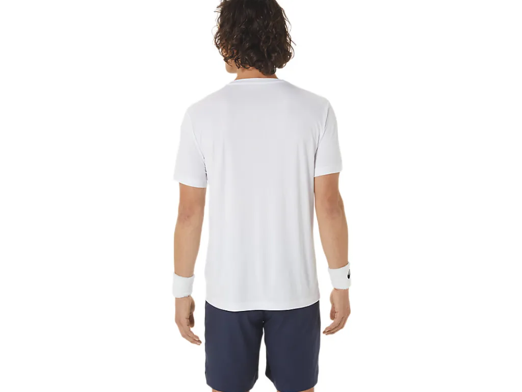 court_tennis_graphic_tee_1.webp ASICS Kleding | Tennis>COURT TENNIS GRAPHIC TEE Brilliant White