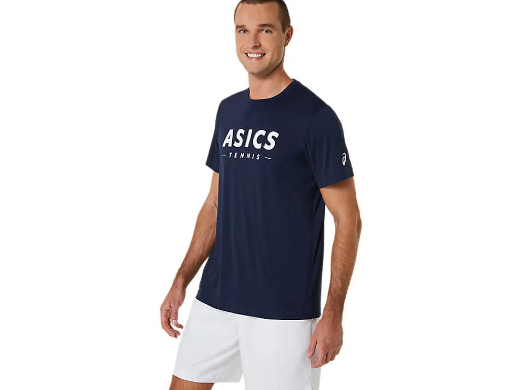 court_tennis_graphic_tee_2-1.webp ASICS Kleding | Tennis>COURT TENNIS GRAPHIC TEE Midnight
