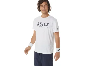 ASICS Kleding | Tennis>COURT TENNIS GRAPHIC TEE Brilliant White