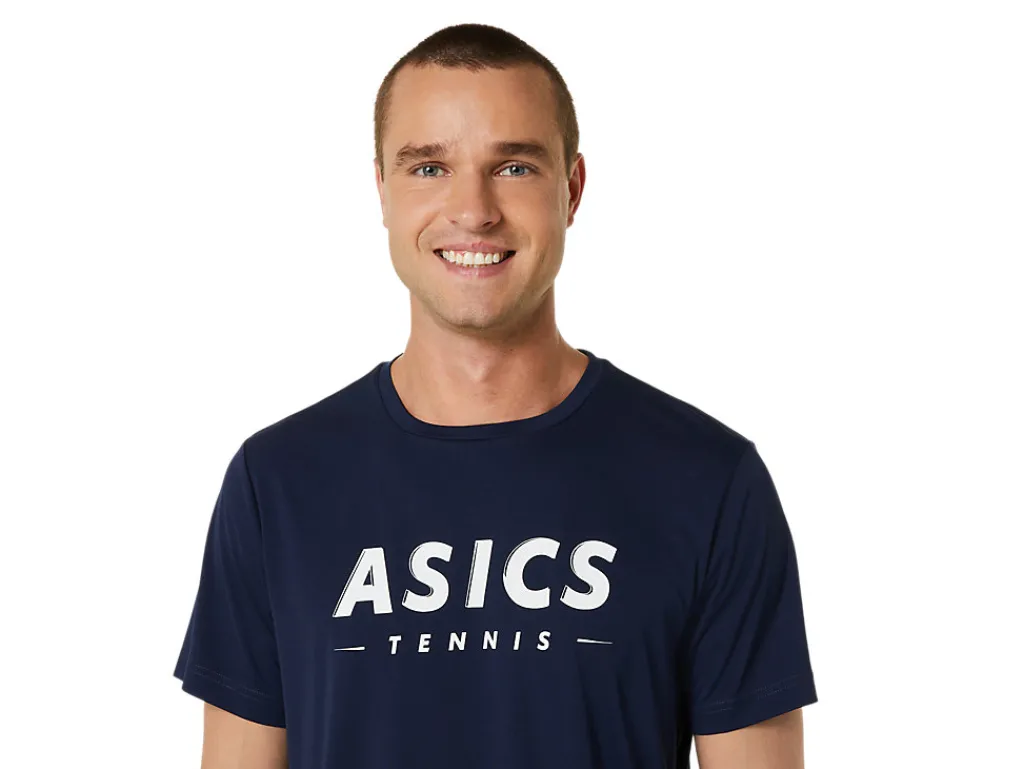 court_tennis_graphic_tee_3-1.webp ASICS Kleding | Tennis>COURT TENNIS GRAPHIC TEE Midnight