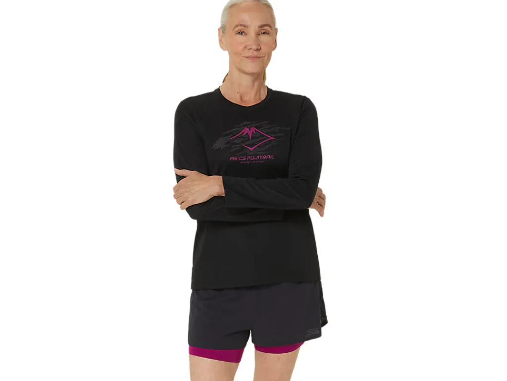 fujitrail_logo_ls_top_0-1.webp ASICS Kleding | Trail running>FUJITRAIL LOGO LS TOP Performance Black/Blackberry